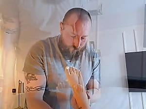 YourfaVcUmsLut: Step Sista & Her Pretty Face Gobble and Rub Your Jizz-shotgun in Couch