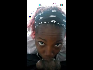 Ashaichious slobbers as she gets her gullet plowed and hatch crammed with jizz