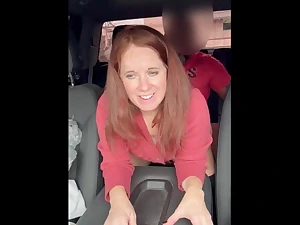 Awl Vixen's husband Hang out with was too hung to lay hold of will not hear of in a parking lot, ergo I banged will not hear of hard in dramatize expunge lot